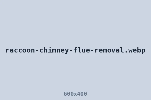 Raccoon removed from an uncapped chimney flue